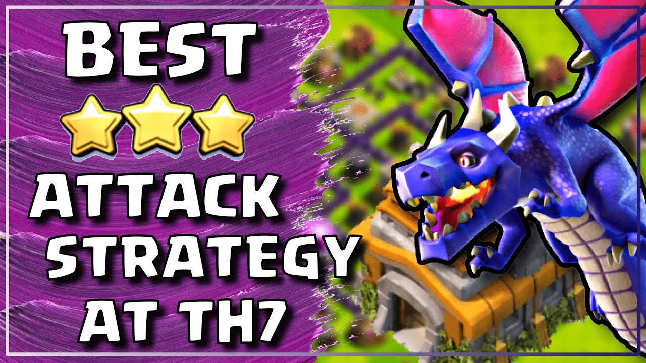 The BEST Attack Strategy At Town Hall 7 | MASS DRAGONS | TH7 F2P Series EP# 7