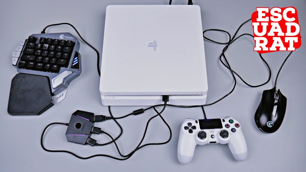 Превращение мыши и клавиатуры в контроллеры на Playstation 4 (Россия)