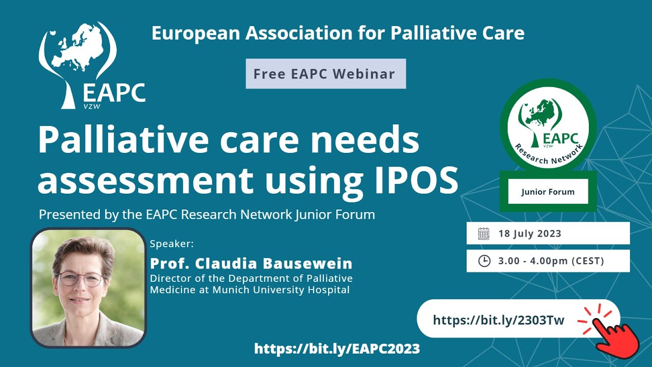 EAPC Webinar: Palliative care needs assessment using IPOS