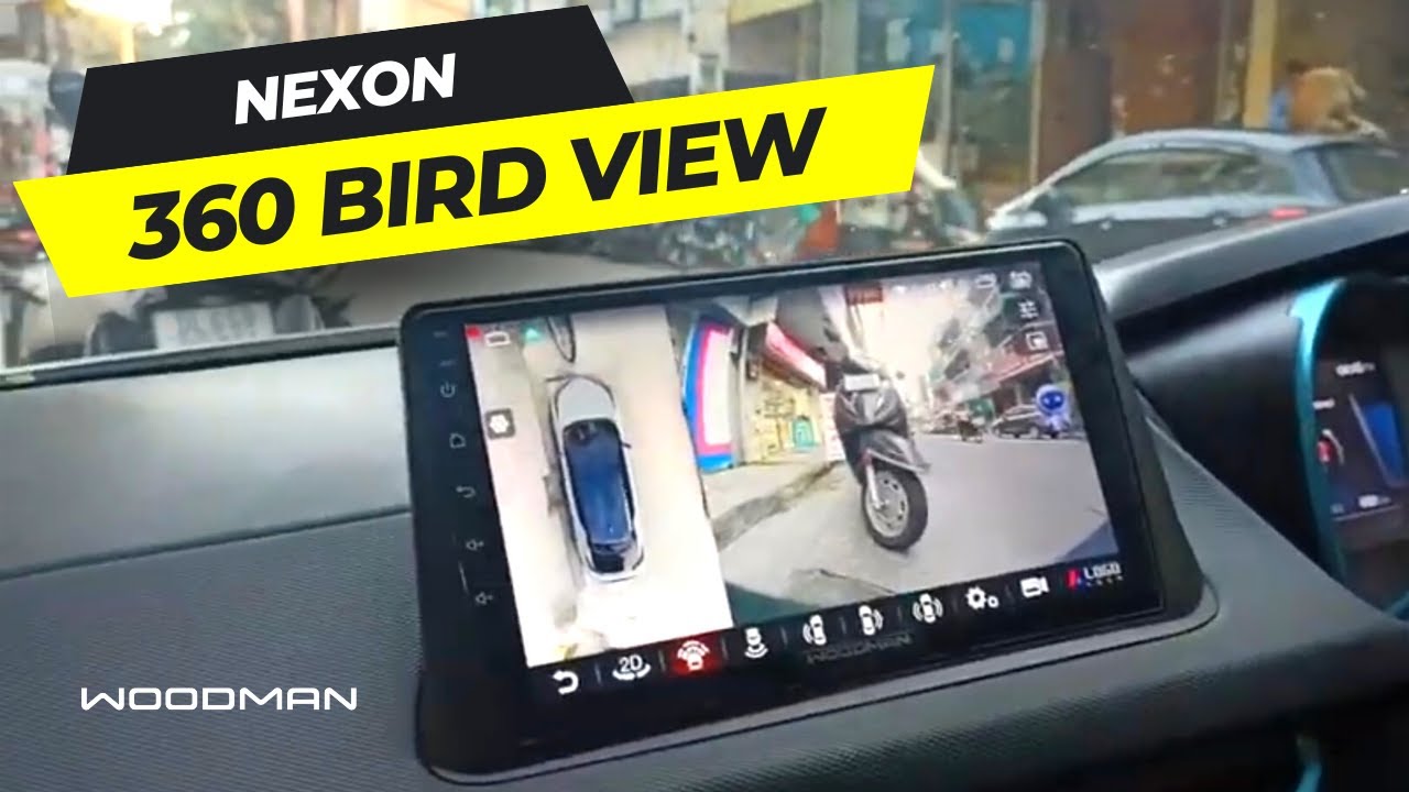 Woodman music system in Tata Nexon car || Music system with 360 camera | Woodman | India ka brand
