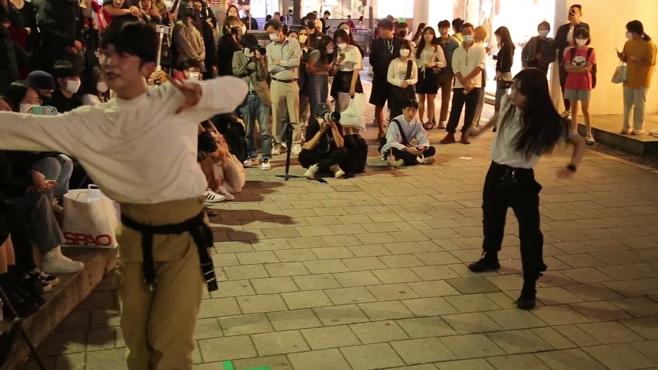 JHKTV] Kagawayu (Japan) &kangshinhwa hongdae Kpop dance 카가와유&강신화 홍대 케이팝댄스