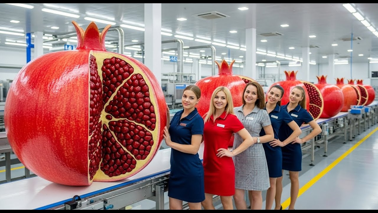The Industrial Journey of Pomegranate | Orchard to Table in USA