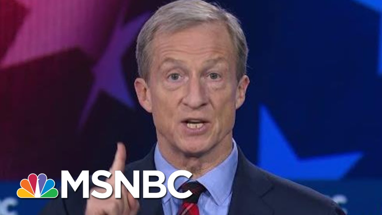 Tom Steyer, Joe Biden, And Bernie Sanders Spar On Climate Change | MSNBC