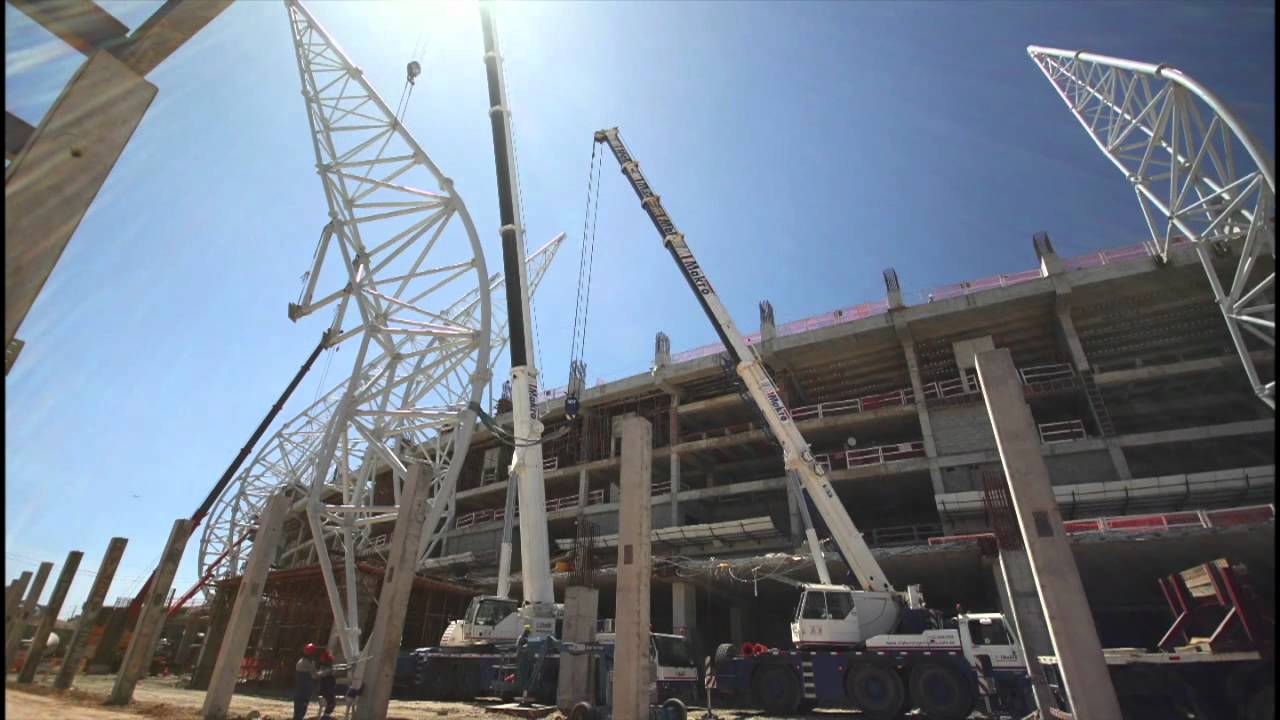 Andamento da obra de reforma e moderniza&ccedil;&atilde;o do Est&aacute;dio Castel&atilde;o