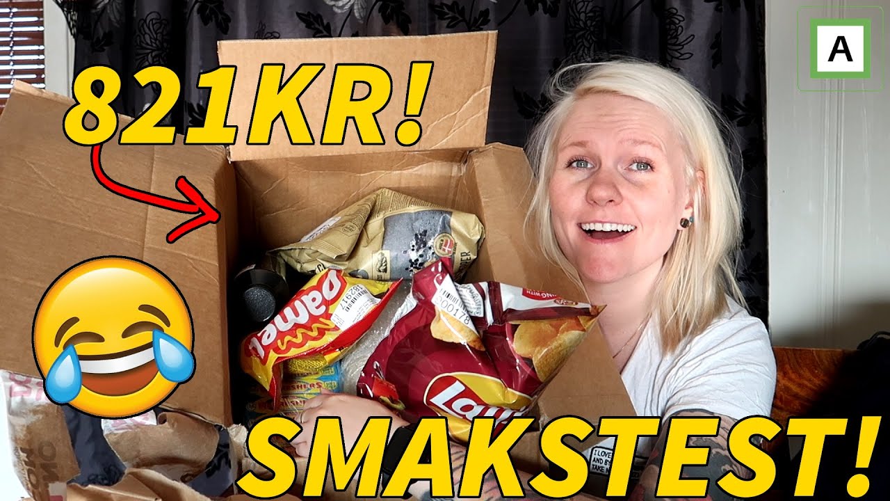 JEG KJØPTE GODTERI TIL 821KR! **Smakstest & giveaway(?)**