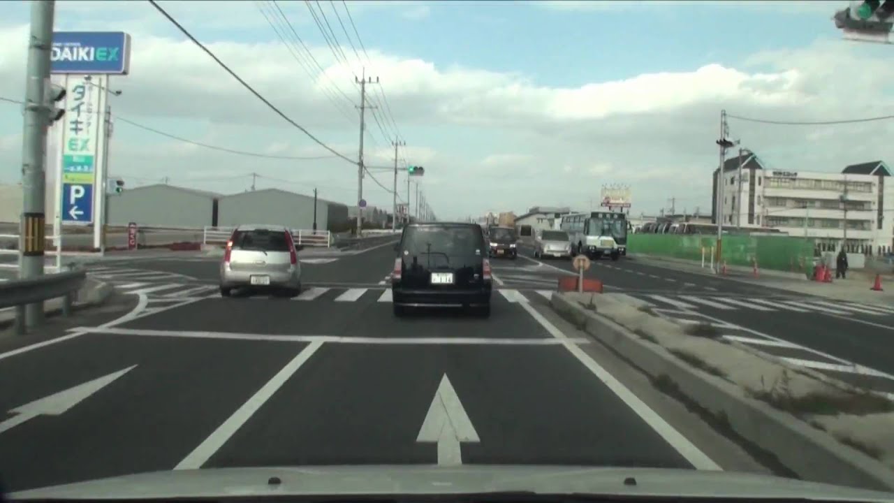 国道30号　玉野〜岡山×5