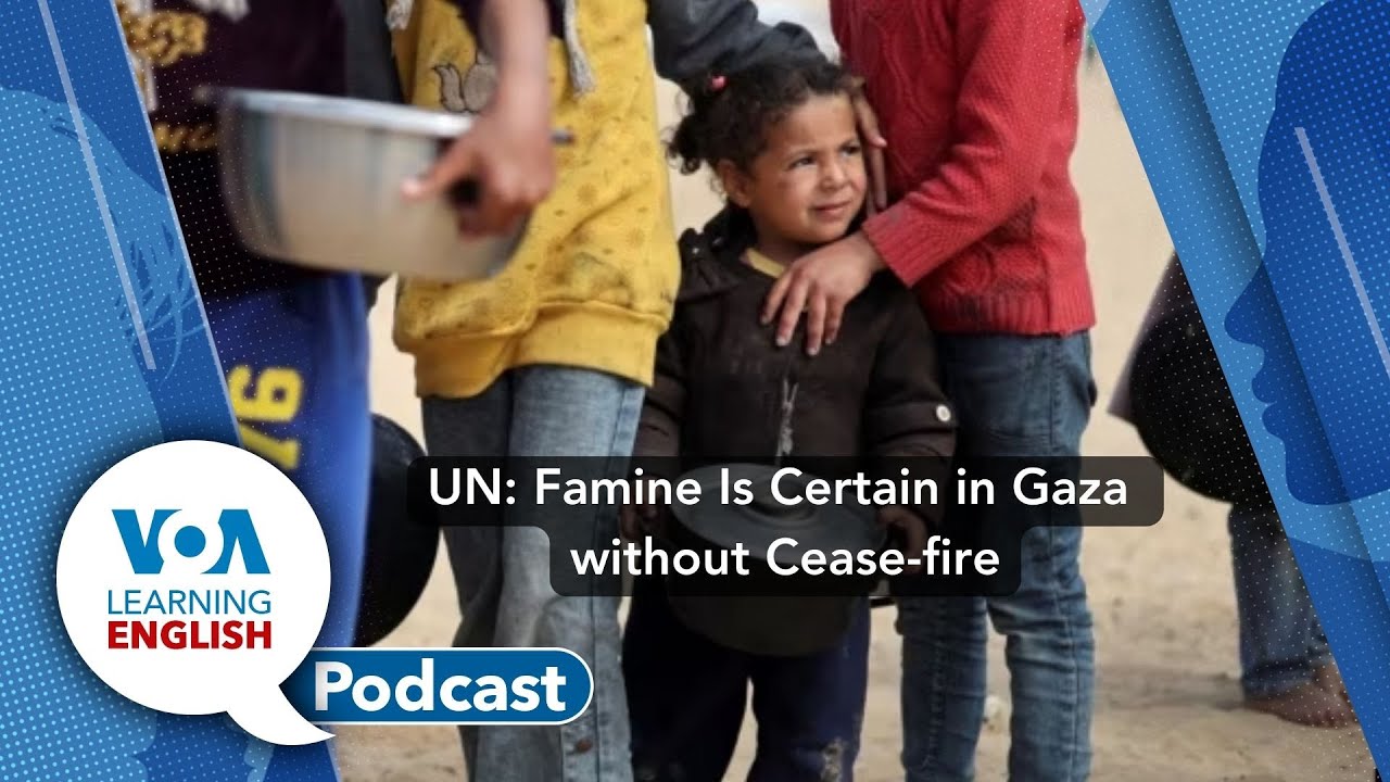 Learning English Podcast - Writing Contest, Gaza Famine, AI Searches