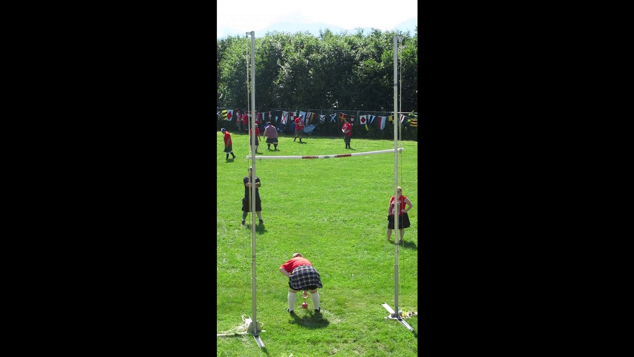 28 Pound Weight over Bar 11 Feet at Highland Games