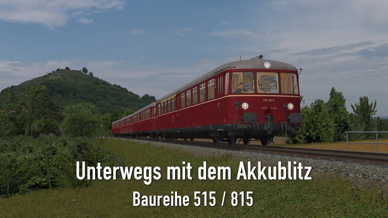 Unterwegs mit dem Akkublitz | Baureihe 515 / 815 für EEP