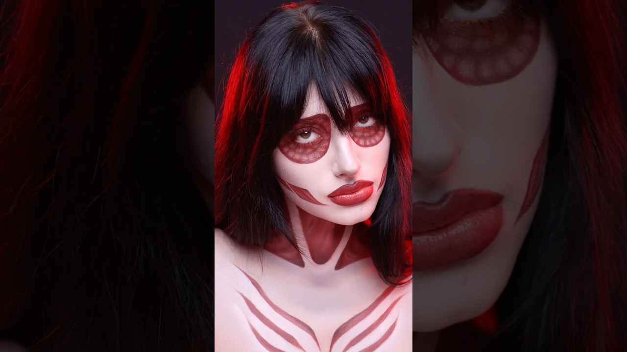 my grown out bangs came in hamdy for this one #aot #attackontitan #femaletitan #aotcosplay