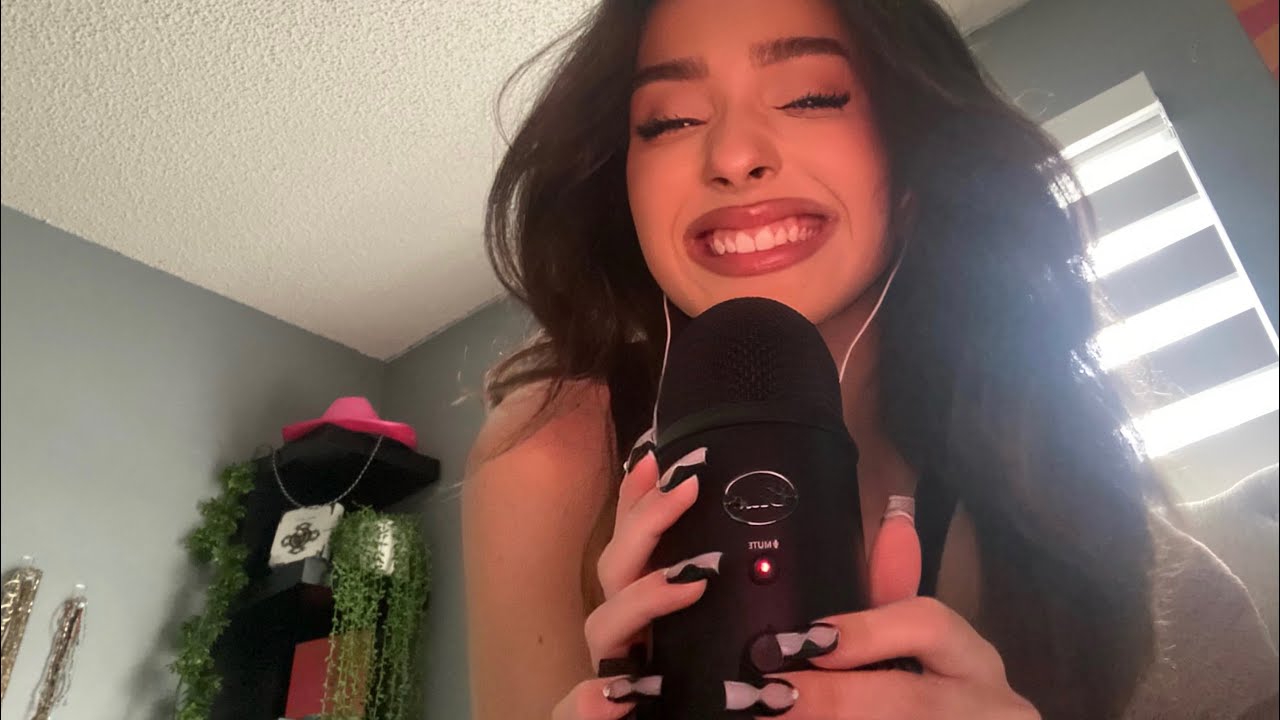 asmr testing new blue yeti microphone 🖤🎙