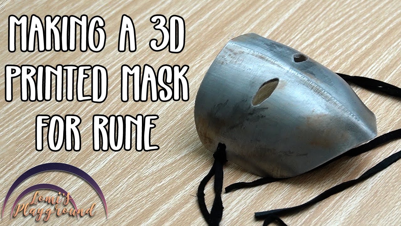 Making a 3d printed mask for my favorite BJD, Rune