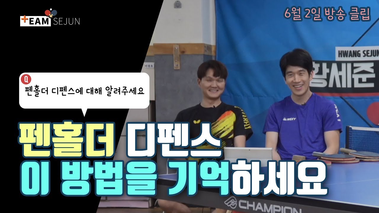 [Team Sejun] 펜홀더 디펜스에 대해 알려주세요