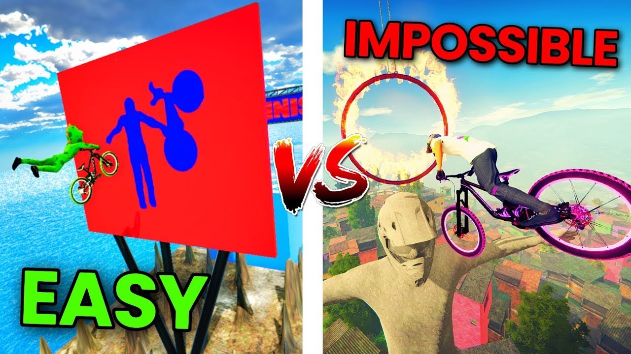 Easy VS IMPOSSIBLE Hole in the Wall!