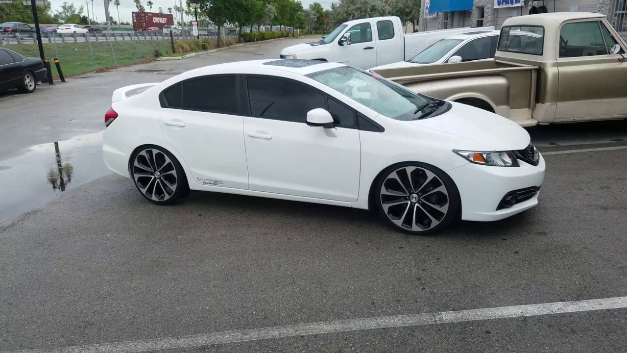 877-544-8473 20 Inch Honda Accord Sport Replica Black Machined Rims Honda Civic SI  Wheels