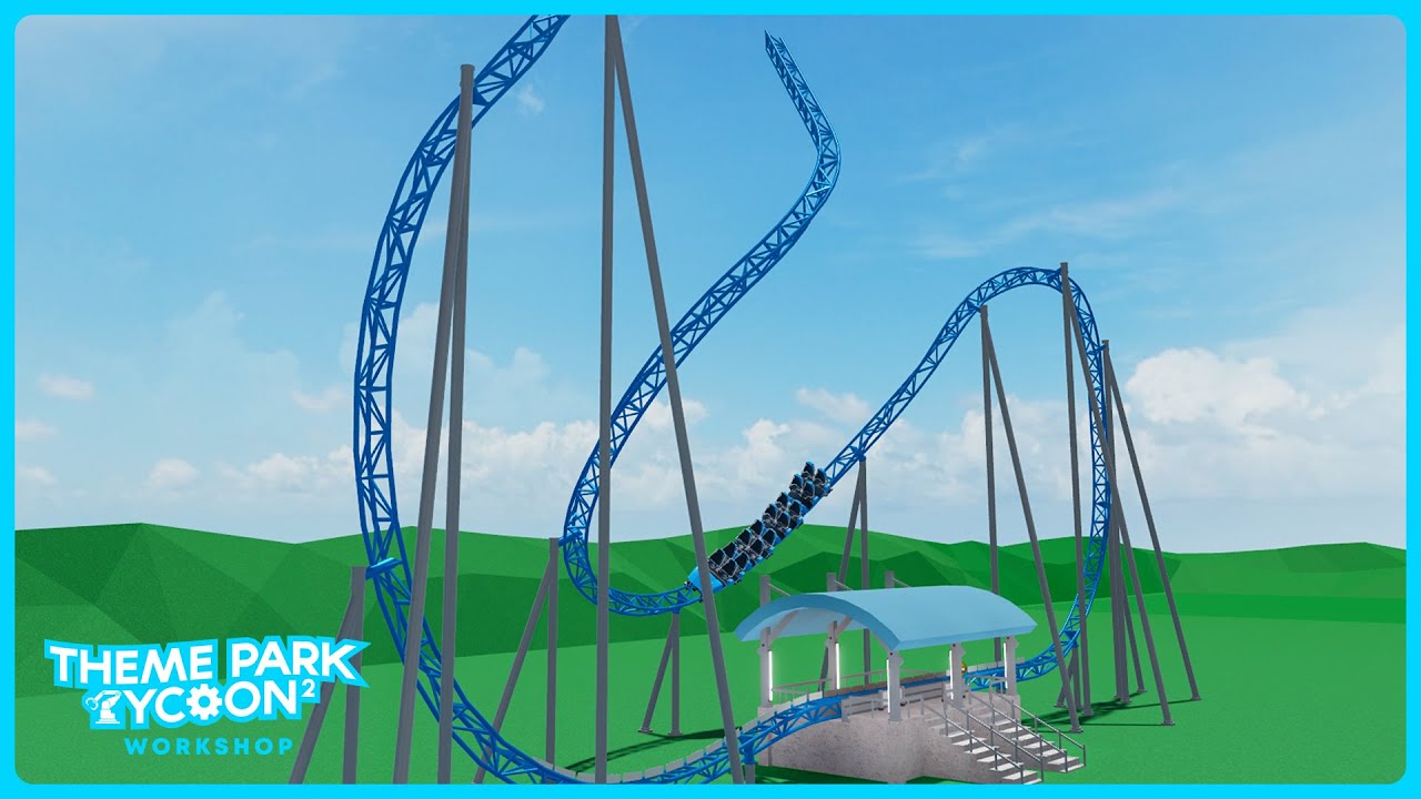 Thijmen0808's Reverse Rush Coaster Blueprint in Theme Park Tycoon 2