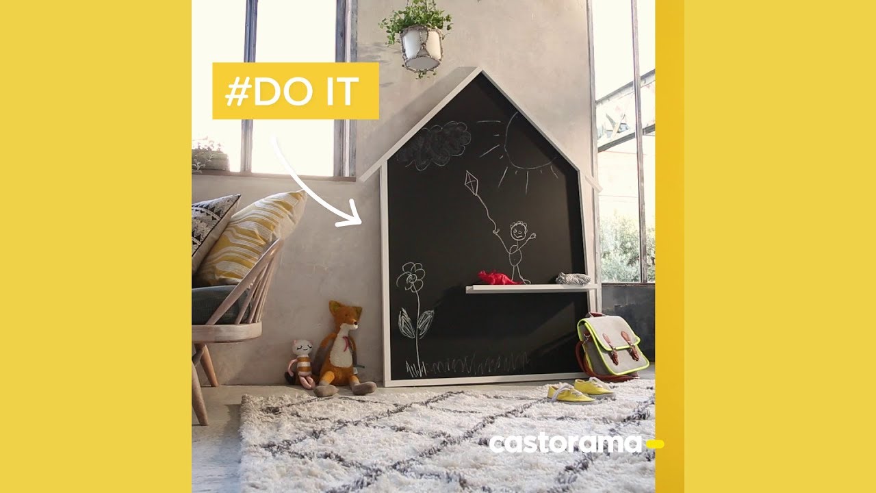 DIY : fabriquer un tableau noir en bois pour enfant - Castorama