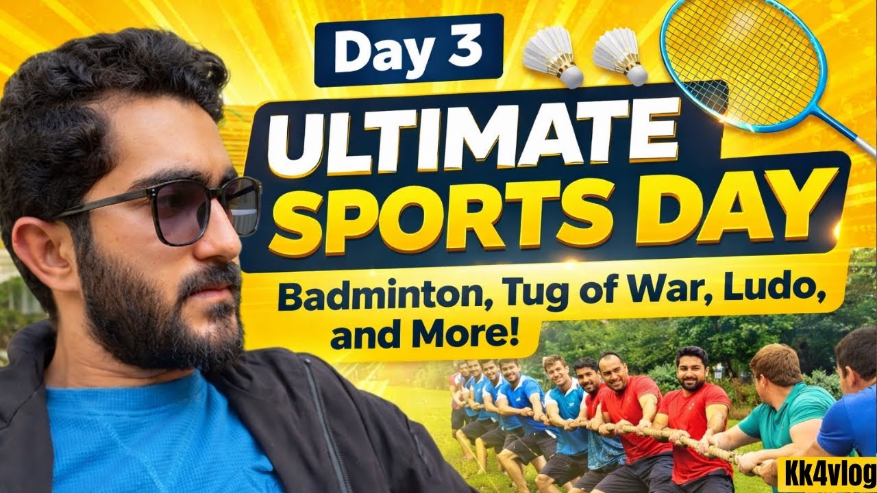 Day 3: Ultimate Sports Day - Badminton, Tug of War, Ludo, and More!