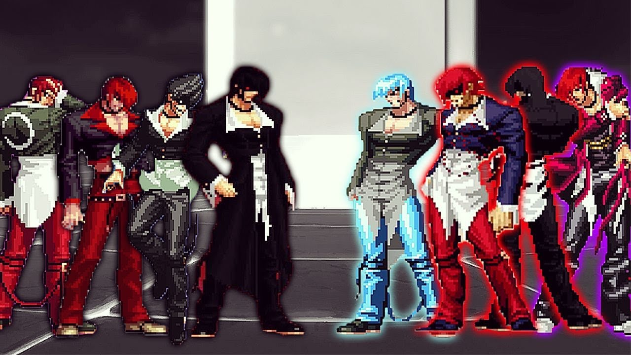 [KOF Mugen] Iori Infernogami Team Vs Super Iori Yagami Team