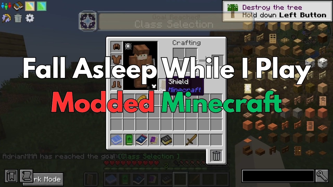 Fall Asleep To A Disturbing Horror Story While I Play Modded Minecraft..