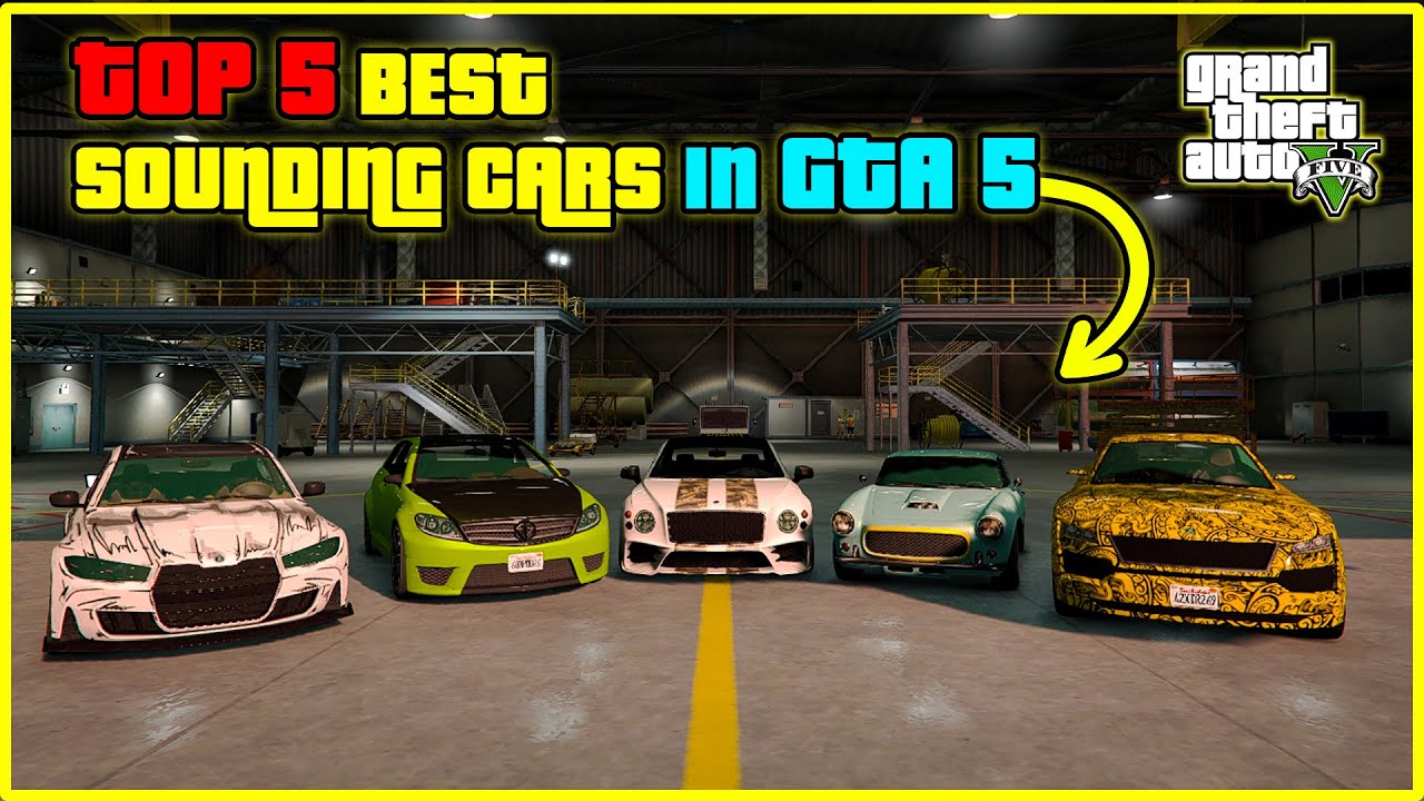 GTA 5 - Top 5 Best Sounding Cars | Rare Car Guide (PS5, PS4, Xbox, PC)