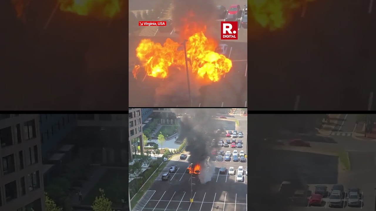 Caught on Camera: Car&rsquo;s Fuel Tank Explodes, Ignites Huge Fireball in Virginia