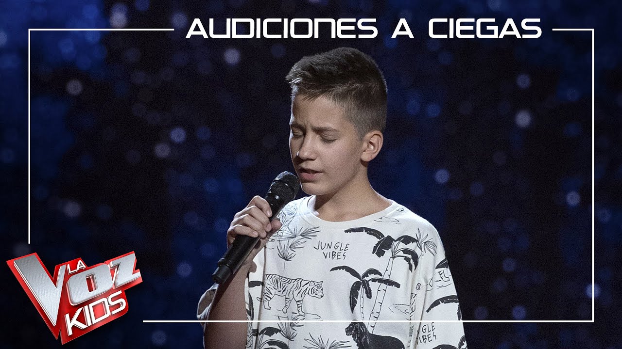 David Gil canta 'City of stars' | Audiciones a ciegas | La Voz Kids Antena 3 2022