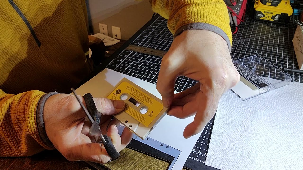 Part 2: DIY Making a Replacement Cassette Audio Tape with Labels for J Cards - 8 Jan 2022