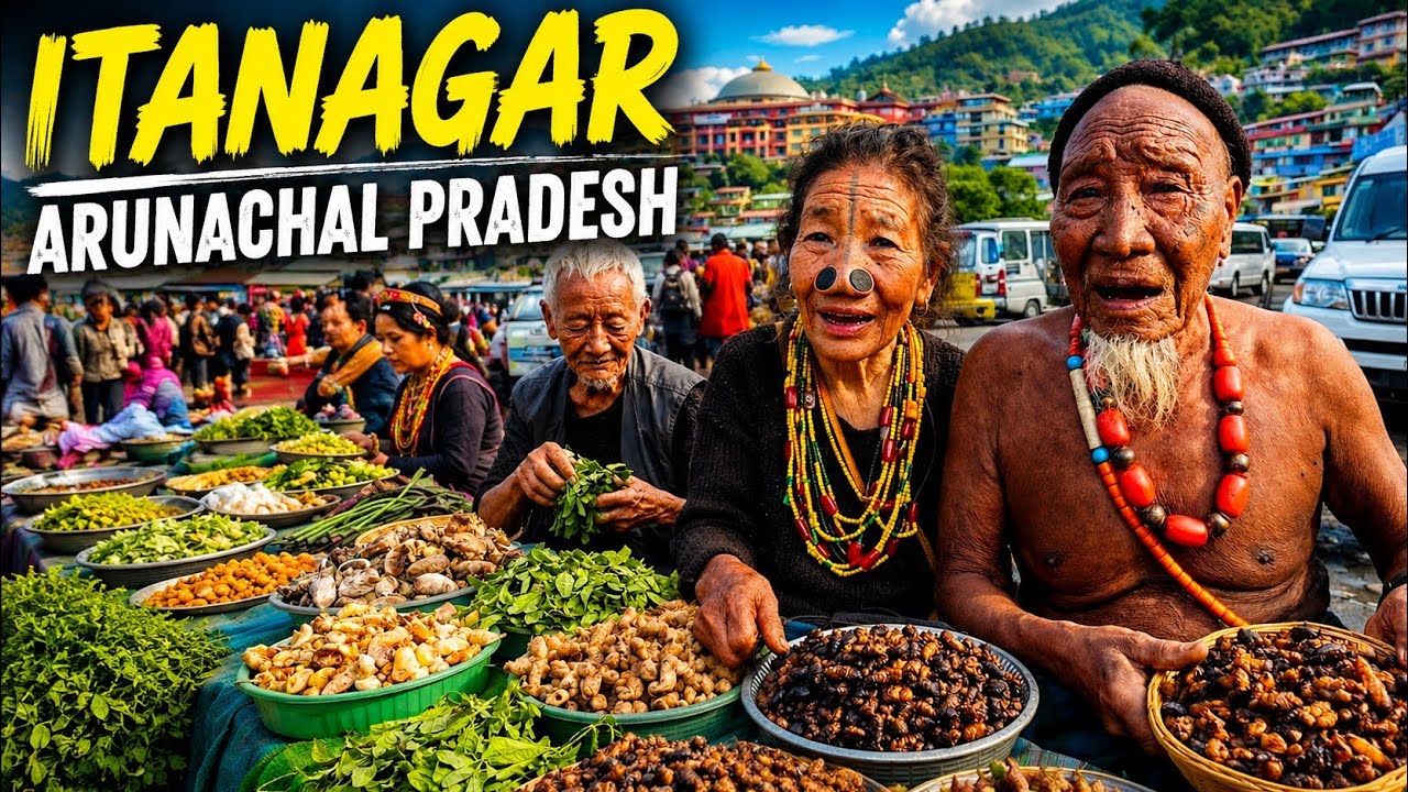 India&rsquo;s Most Unique Tribal Capital 😲 | Inside Itanagar City & Tribal Market Life