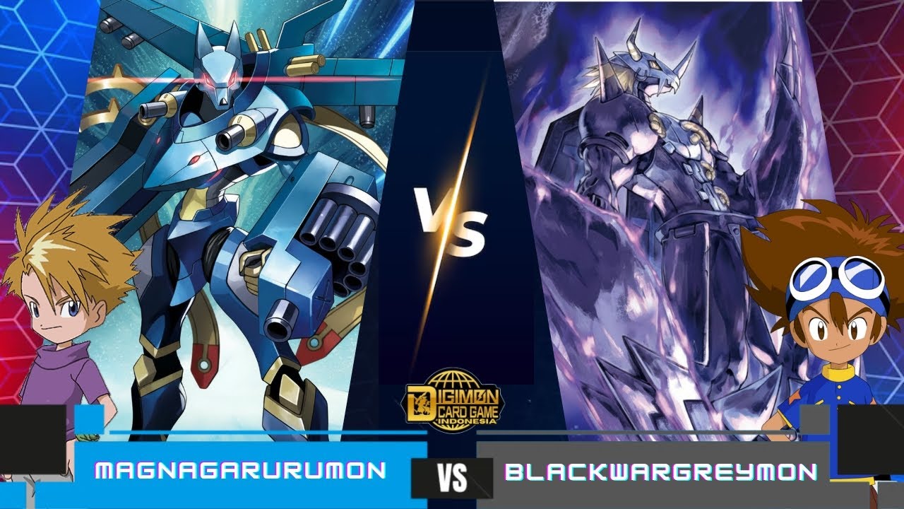 MAGNAGARURUMON VS BLACKWARGREYMON - DIGIMON CARD GAME INDONESIA