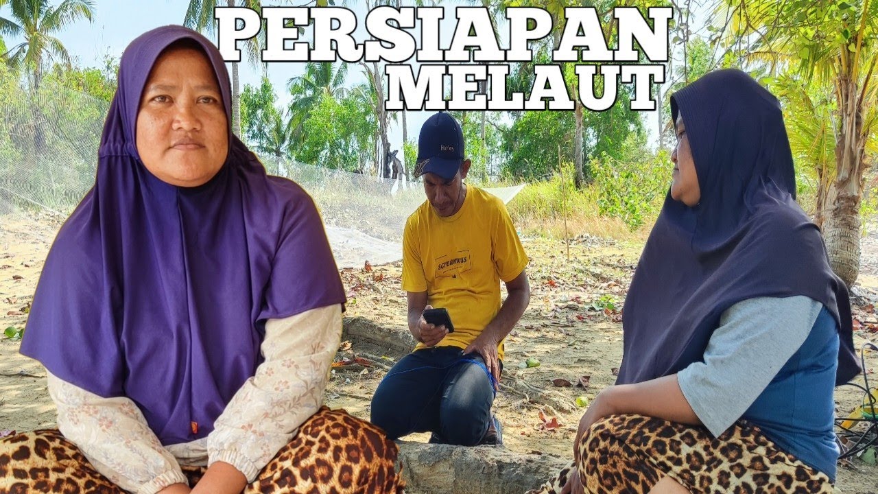 Bang Arif Mulai Menyiapkan Peralatan Tangkol Ikan
