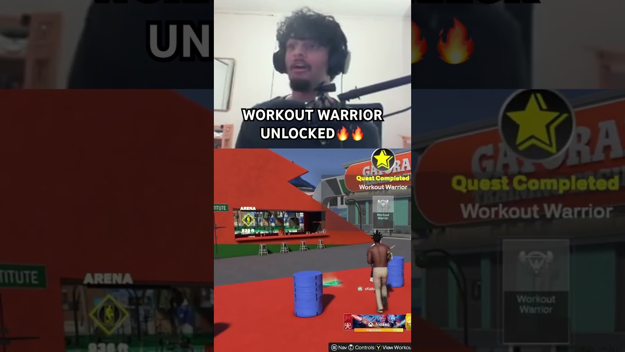 HOW WORKOUT WARRIOR WORKS🔥🔥 #nba2k25 #gaming #funny #tutorial
