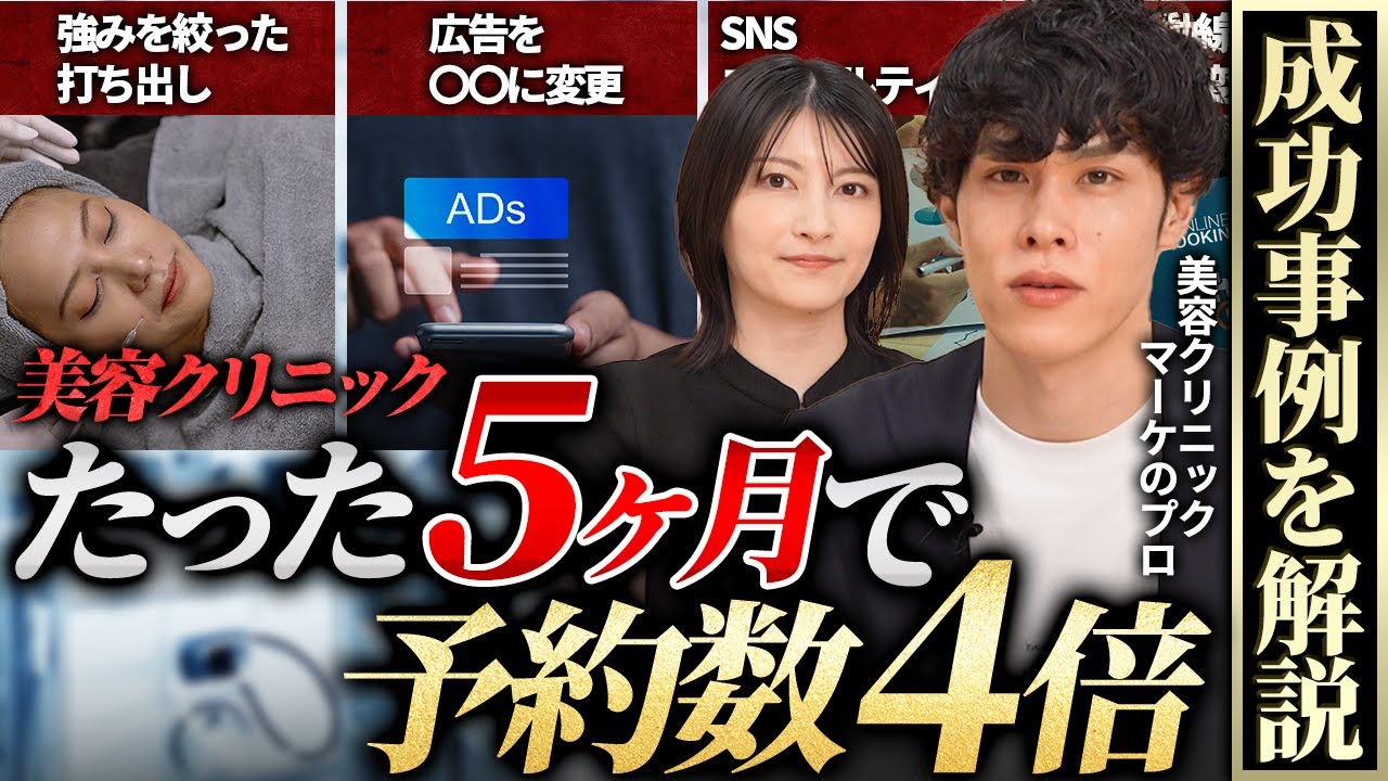 【成功事例】CPA10万円の美容クリニックが短期間で急成長したマーケティング戦略とは？