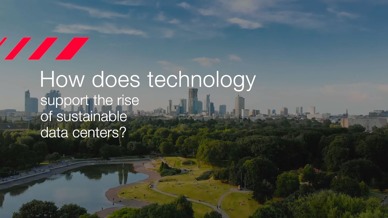 How does technology support the rise of sustainable data centers?