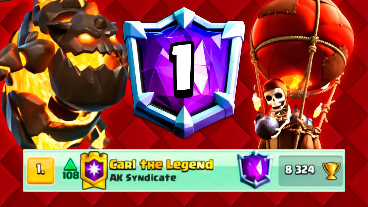 🏆🥇 PLATZ 1 der WELT mit LAVALOON! | Clash Royale Deutsch