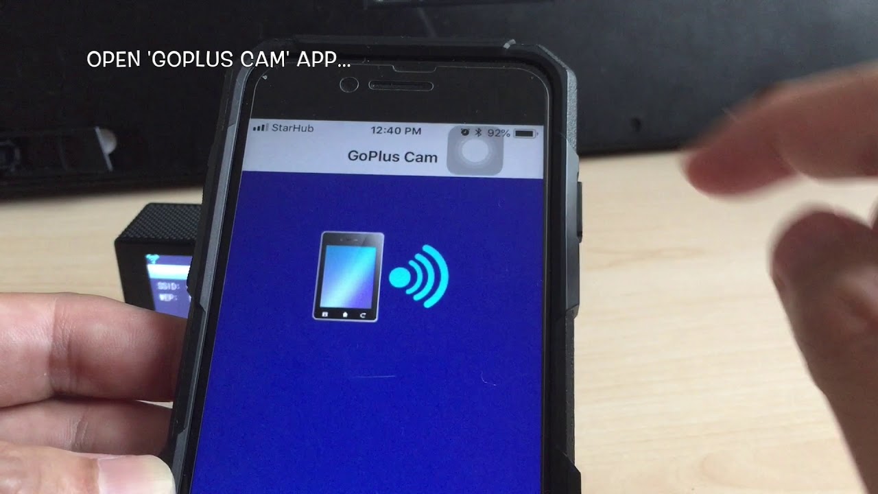 4K Action Cam iPhone Wifi Setup