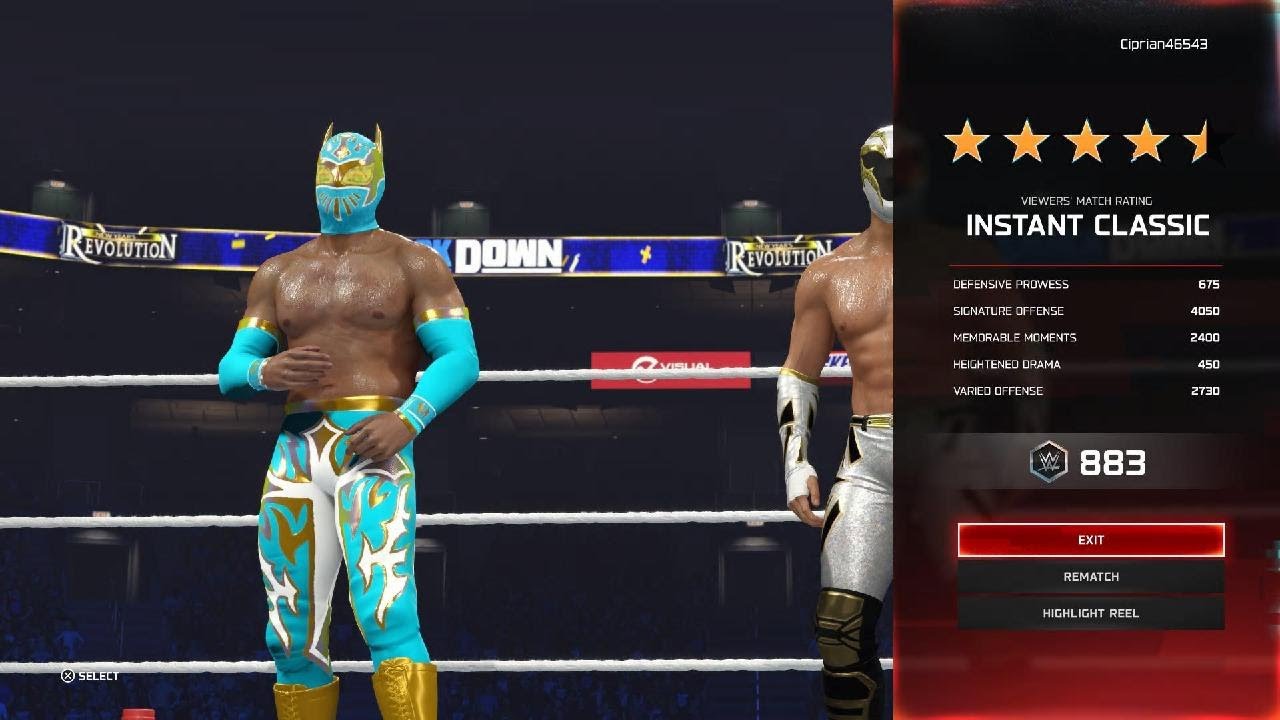 WWE 2K25 - Sin Cara & Axiom vs Rey Mysterio & Dragon Lee | Tag Team Match | PS5 [4K 60FPS]