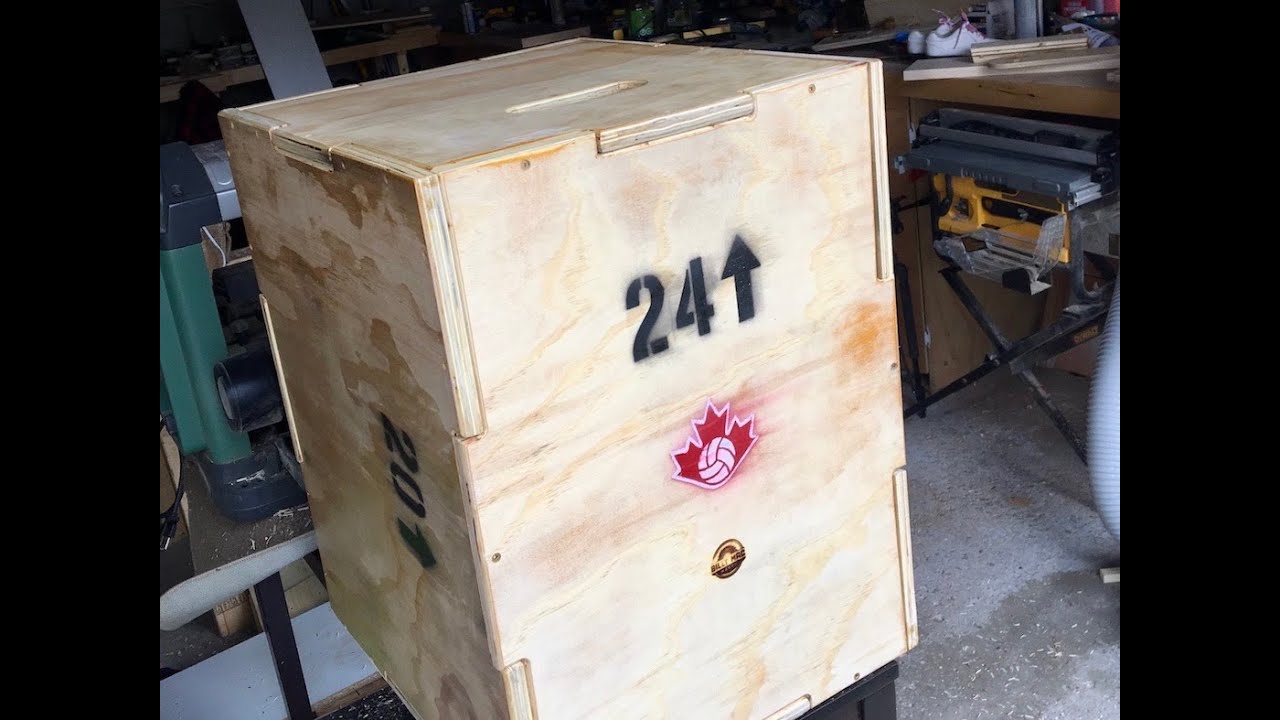 Making a Plyo Box for volleyball fitness training during the pandemic of 2020!