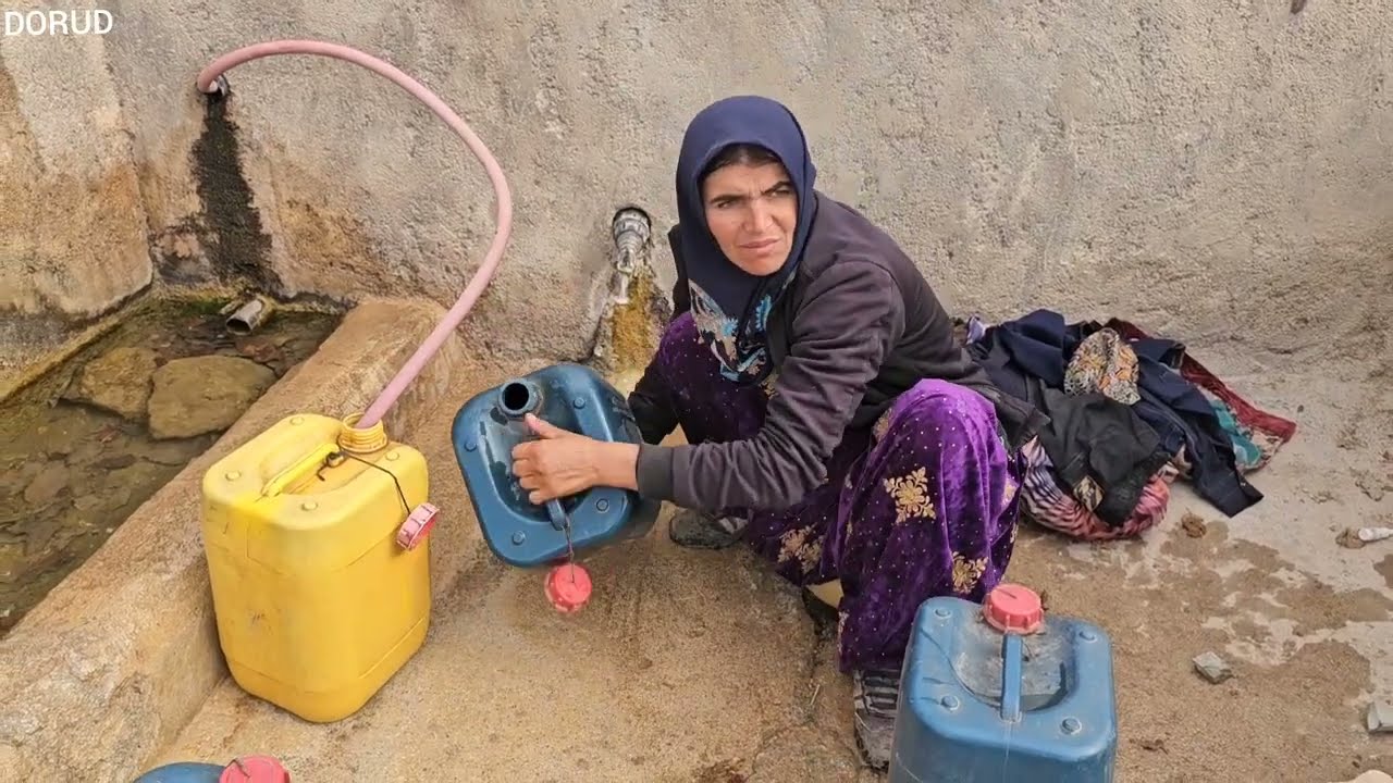Akram's short trip to the village after a fight with her husband