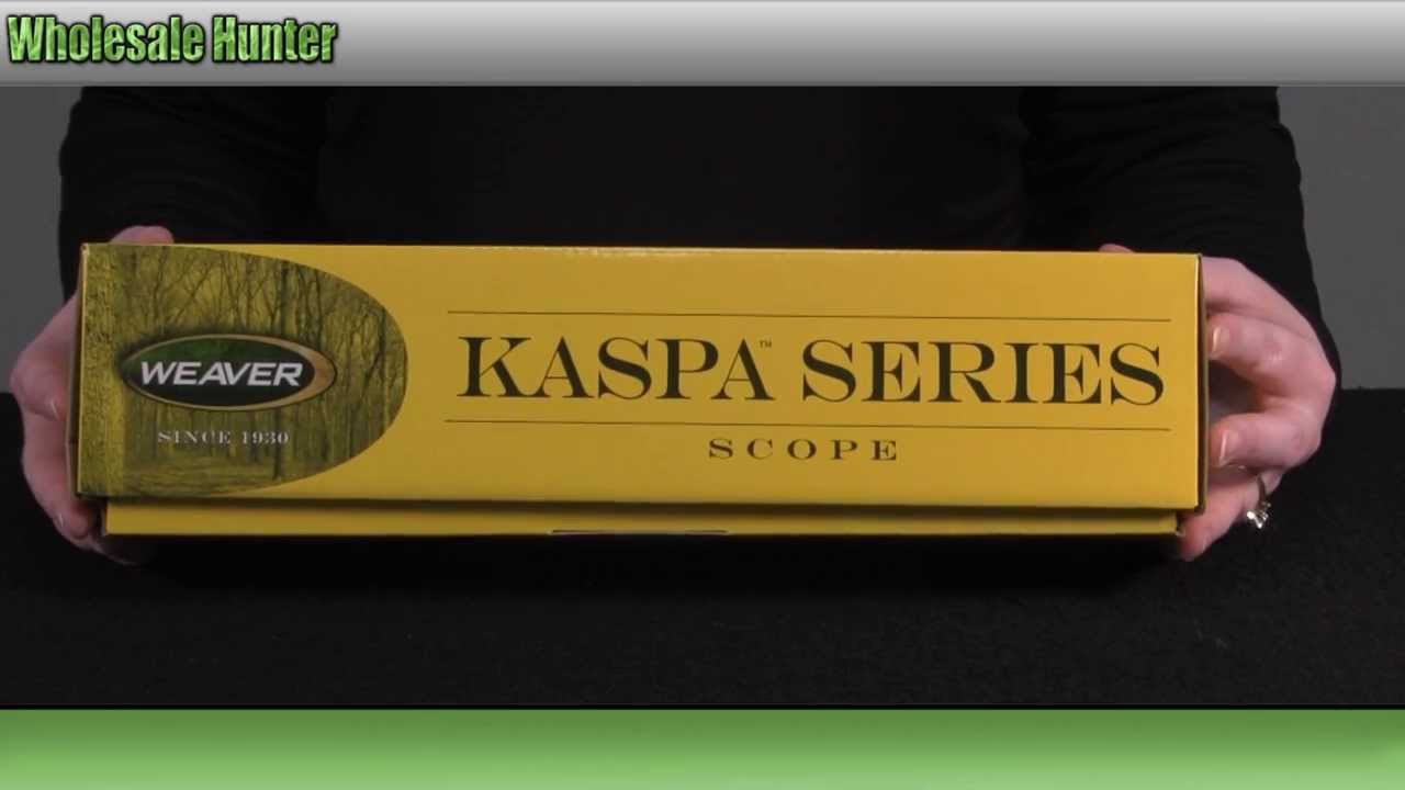 Weaver Kaspa Series 3-12x50mm Dual-x Reticle Rifle Scope mfg# 849808
