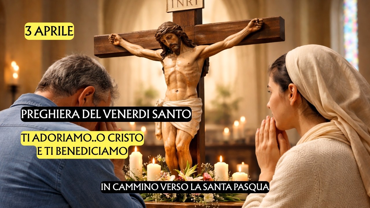 ✝️Preghiera per il Venerdi Santo | Ti adoriamo o cristo e ti benediciamo