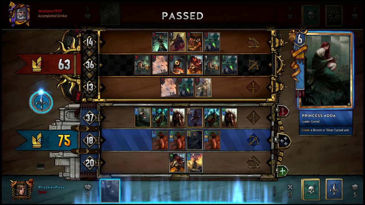 GWENT: Dragon's Dream + Iris + Bloody Fail! Amazing end
