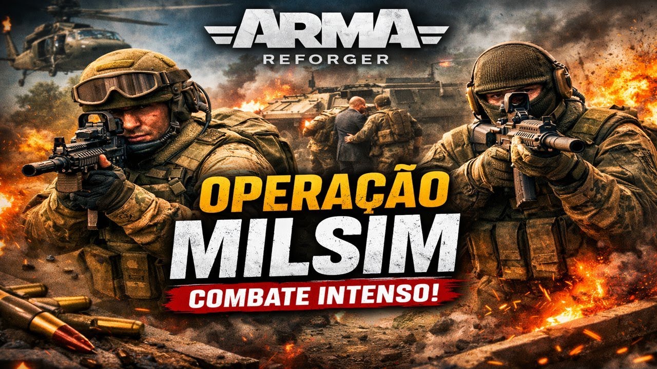 ESCOLTA SOB FOGO 🔥 Arma Reforger MILSIM | PARTE 1