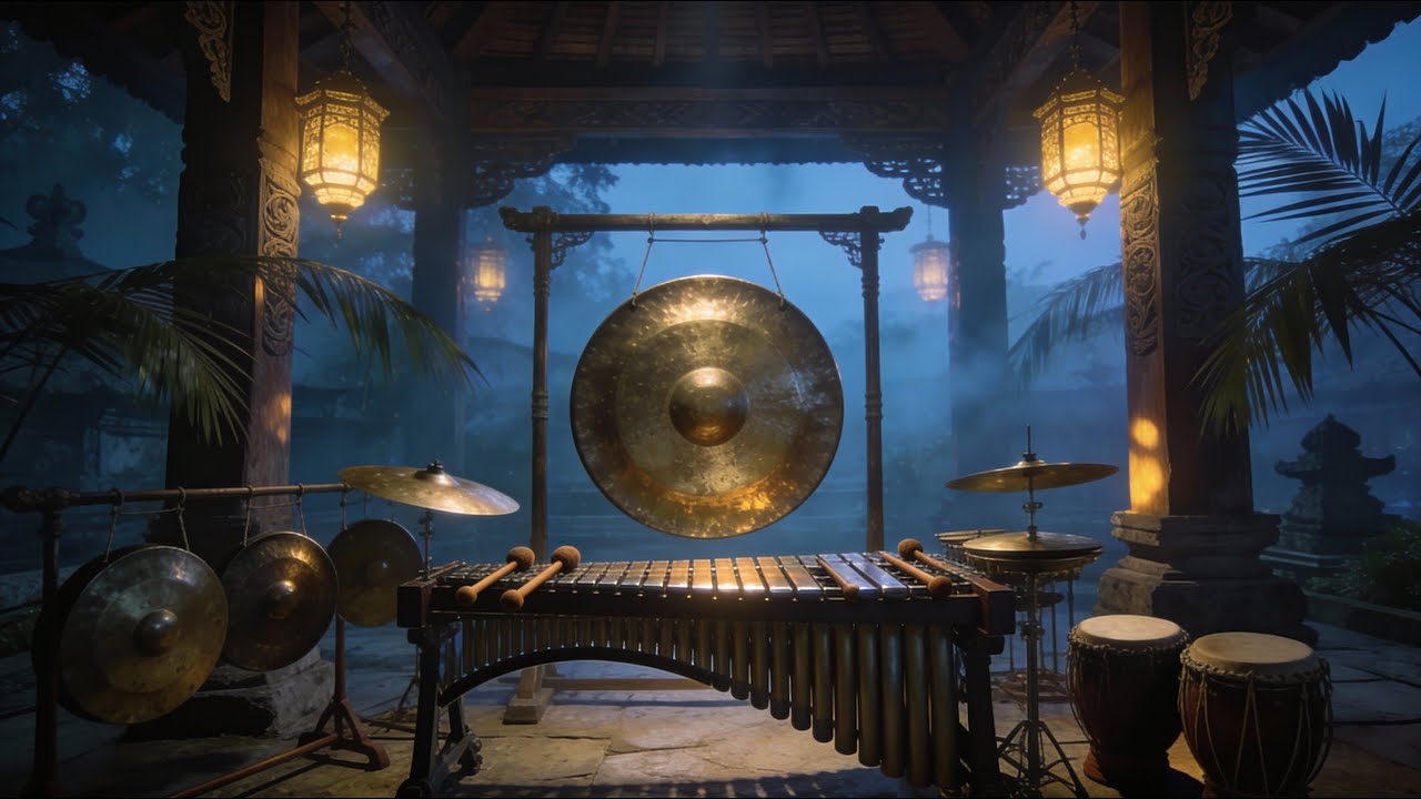 1 Hour Traditional Indonesian Gamelan Instrumental 🎶 Seamless Loop | Calm Background Music