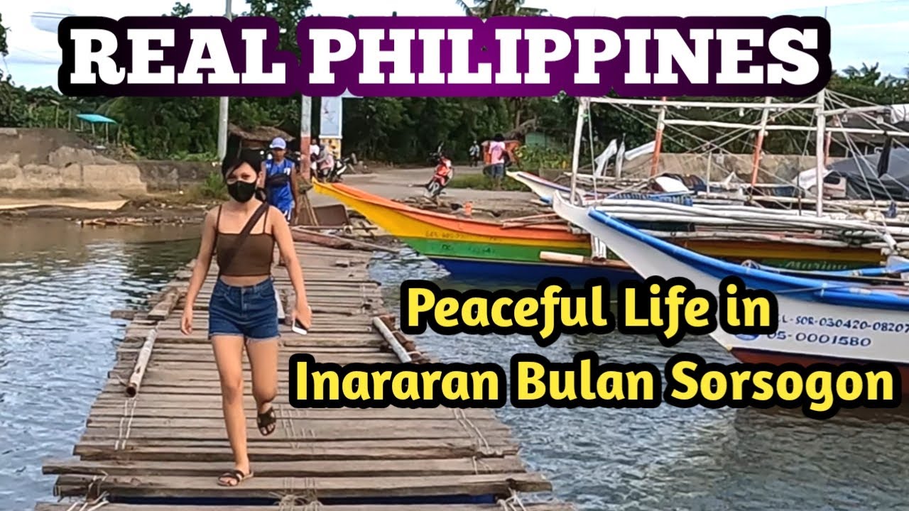 A CLOUDY WALK to EXPERIENCE the PEACEFUL LIFE in INARARAN BULAN SORSOGON | Walking tour [4K]