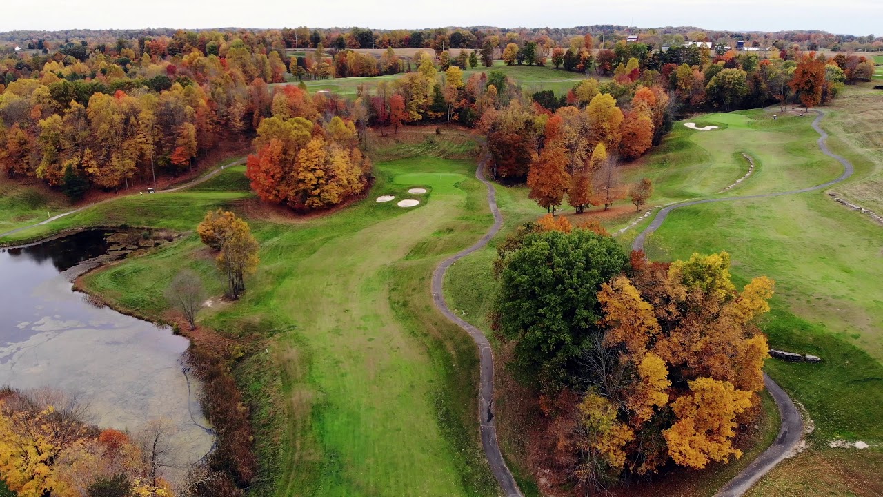 Black Diamond Golf course 4K (OHIO) Flyover