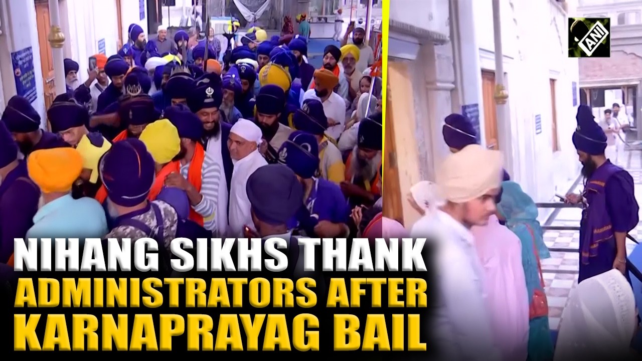 Nihang Sikhs pray at Paonta Sahib after bail in Karnaprayag dispute, leaders praise administration