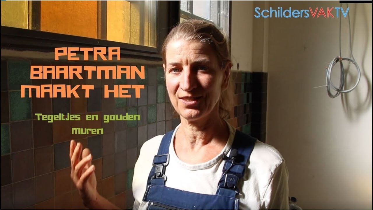 Tegeltjes schilderen (en een gouden muur)