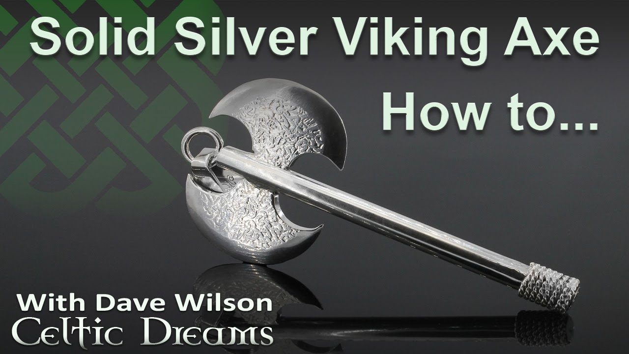 Solid Silver Viking Battle Axe - how it's  made