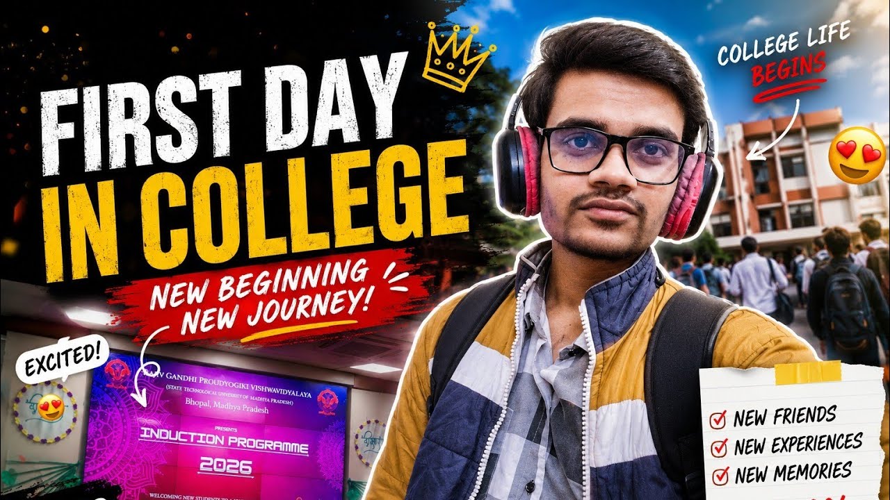First Day In College | UIT RGPV Induction Programme